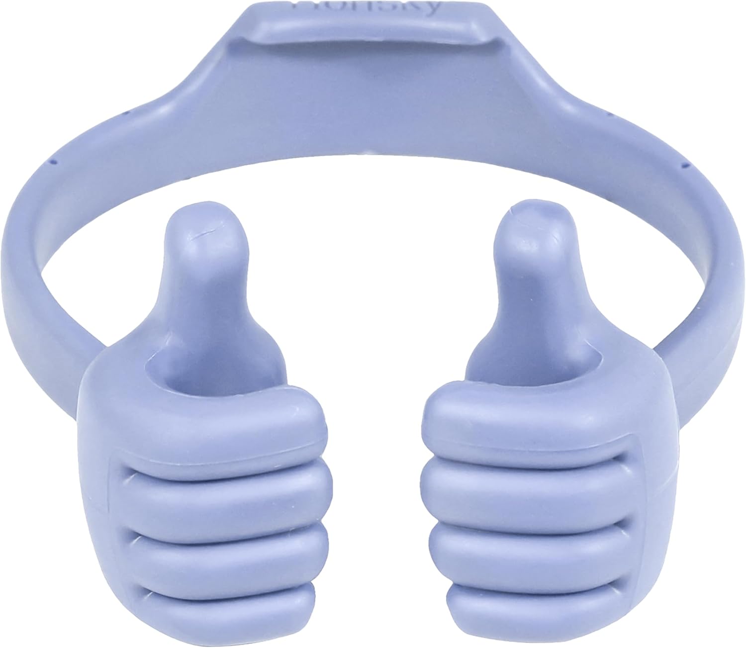 Honsky Thumbs up Cell Phone Stand,Stocking Stuffers Idea,Ok Stand Tablet Stand Cradle for Desk,Smartphone Cellphone Mobile Phone Tablets - Universal Adjustable Flexible - Light Purple