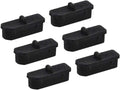 uxcell 6 Pcs Clear Ethernet Hub Port Display Port Adapter Anti Dust Cover Cap Protector Plug