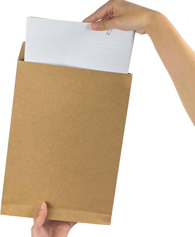 15 Pack Large Expandable Envelopes, 9.3x 13" Big Mailing Envelopes | - Image 7