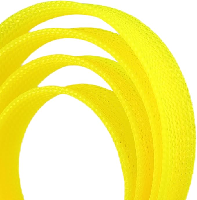 25ft PET Expandable Braided Cable Sleeve 3/8inch Pet Braided Cable Sleeve - Image 2