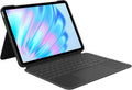 Logitech Combo Touch iPad Air 11 inch Case M2 (2024), iPad M3 & Air (4th & 5th gen - 2020, 2022) Keyboard Case with Kickstand - Midnight Black