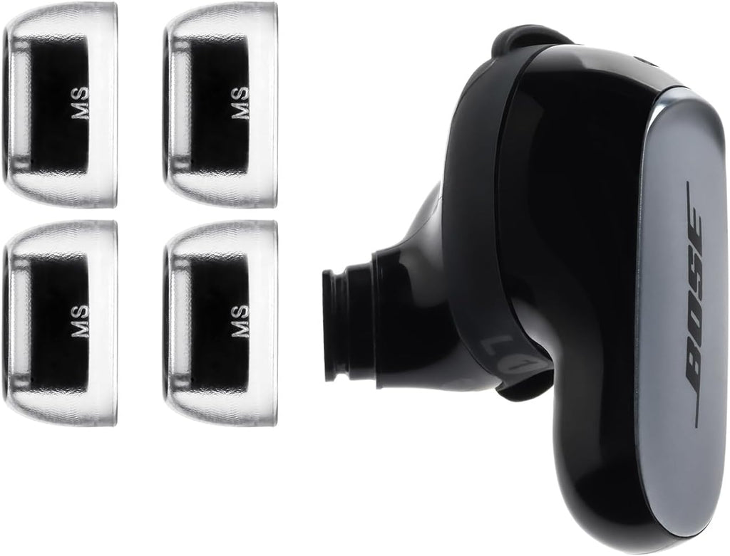 AZLA SednaEarfit Crystal for Bose Earbuds 2 Pair - Bose Earbuds Replacement Tips - Compatible with Bose Quietcomfort Ultra Earbuds, Bose QC Earbuds II (MS)
