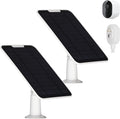 Solar Panel Charger Compatible with Arlo Pro 3/Pro 4/Pro 5S/Ultra/Ultra 2/Go 2 Continuous Power Supply IP65 Weatherproof with 9.8ft Charging Cable and Adjustable Wall Mount