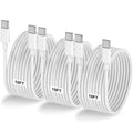 3-Pack 10FT 60W USB C to USB C Cable, Type C to Type C Cable,Fast Charging Cable for iPhone 16 15 Pro Plus Pro Max，for Galaxy S24 S23, for iPad Pro/Air, for MacBook Pro/Air and More