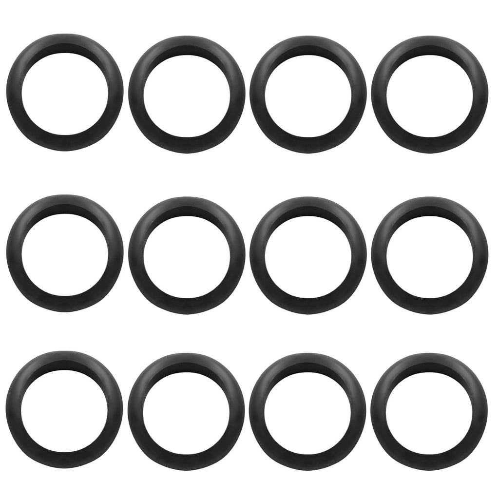 12 Pcs Rubber Grommets, 1-3/4" Inside Diameter 2" Drill Hole Rubber Wire Grommets O Ring Grommets for Wire, Firewall, Cables, Plugs, Automotive