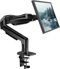 HUANUO Single Monitor Mount, 13 to 32 Inch Monitor Arm, Adjustable Monitor Stand, Vesa Mount with Clamp and Grommet Base - Fits 4.4 to 19.8lbs LCD Computer Monitors