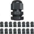 PENGLIN NPT 1/2 Nylon Cable Connector,IP68 Waterproof Strain Relief Cord Adjustable Connector With Gaskets for Electrical Box (1/2 Inch (100 PCS))