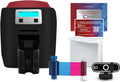Bodno Magicard 400X Single Sided ID Card Printer & Complete Supplies Package ID Software - Silver Edition