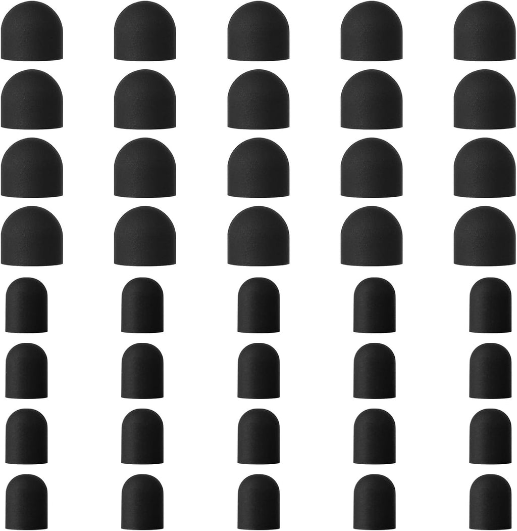 40 Pcs Stylus Tips Replacement Tips Only Pencil Rubber for Stylus Pens Soft No Scratches Sensitivity and Precision Universal Ends Replacement Friendly Swede
