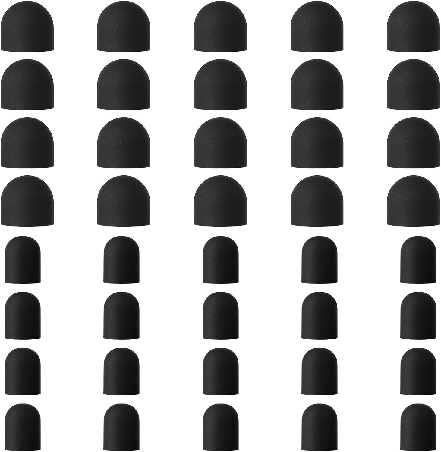 40 Pcs Stylus Tips Replacement Tips Only Pencil Rubber for Stylus Pens Soft No Scratches Sensitivity and Precision Universal Ends Replacement Friendly Swede