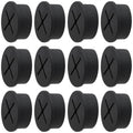 Desk Grommet, 1 Inch Flexible Rubber Grommets, Silicone Cable Cord Grommet Wire Hole Cover for Desk, Table and Other Furnitures(12Pack)