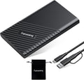 fanxiang 1TB External SSD, Portable Solid State External Hard Drive USB 3.2 Gen2x2, Up to 2000MB/s, USB-C External Storage for iPhone 15/Pro, PC, Laptop, Creators,Gaming Console - PS2000W