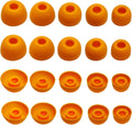 Silicone Earbuds Tips for Powerbeats Pro2 Replacement Ear Tips 10 Pairs XL/L/M/S/XS - Compatible with Beats Studio Buds/Beats Fit Pro/Solo Buds, Orange