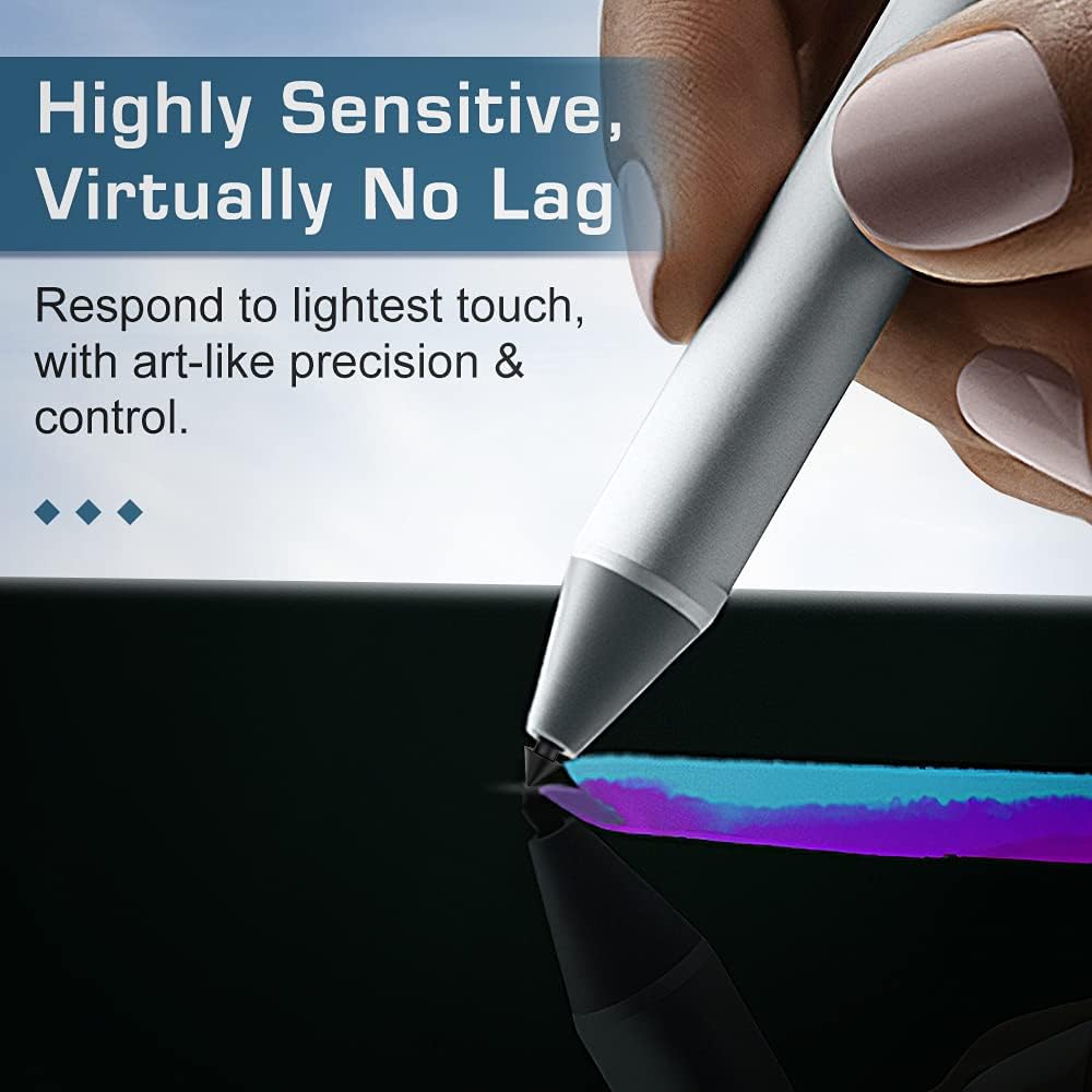 Moko Pen Tips for Surface Pen (3 Packs, HB/2H/H Type), Surface Pen Tip Replacement Kit Compatible with Surface Pro 2017 Pen (Model 1776)/Surface Pro 4 Pen, Original Pen Nibs Refill for Stylus Pen