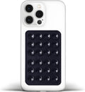 Anteel Medium-Sized Silicone Suction Phone Case Adhesive Mount, Enhanced Suction Power and Upgraded Thickened Sticky Phone Grip, Durable, Hands-Free Sticky Phone Holder, 2.28"x3.46" (Black)