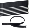 36 inch Cable Strap with Buckle - 16 PACK Hook and Loop Fastening Straps - Adjustable Nylon Extend Securing Strap