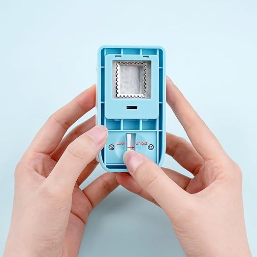 2 Pcs Paper Punch | 1 inch Square Punch | 1.1X0.9 inch Embossing Postage Stamp - Image 6
