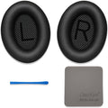 Premium Replacement Ear Pads for Bose QC2, QC15, QC25, QC35 I & II – Soft Protein Leather & Memory Foam Cushions – Enhanced Noise Isolation – Easy Installation Kit & Cleaning Cloth