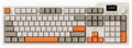 NACODEX AK35I V3 104 Keys RGB Gasket Mount Mechanical Keyboard | Amazing 8000mAh Bluetooth /2.4G /Wired PC Gaming Custom Keyboard with Five Layer Pad | Knob Control | Cherry Profile PBT Keycaps