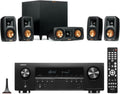 Klipsch Reference Theater Pack 5.1-Channel Speaker System + AVR-S770H 75W 7.2-Channel 8K Network AV Receiver with HEOS