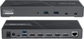 WAVLINK DisplayLink Docking Station Triple Monitor 4K@60Hz for 3 Monitors, 100W Charging for Thunderbolt 4/3, USB C M1 M2 M3 M4 Mac/Windows/Chrome - 3 HDMI, 2 DP, 6 USB Ports, 160W Power, LAN, Audio