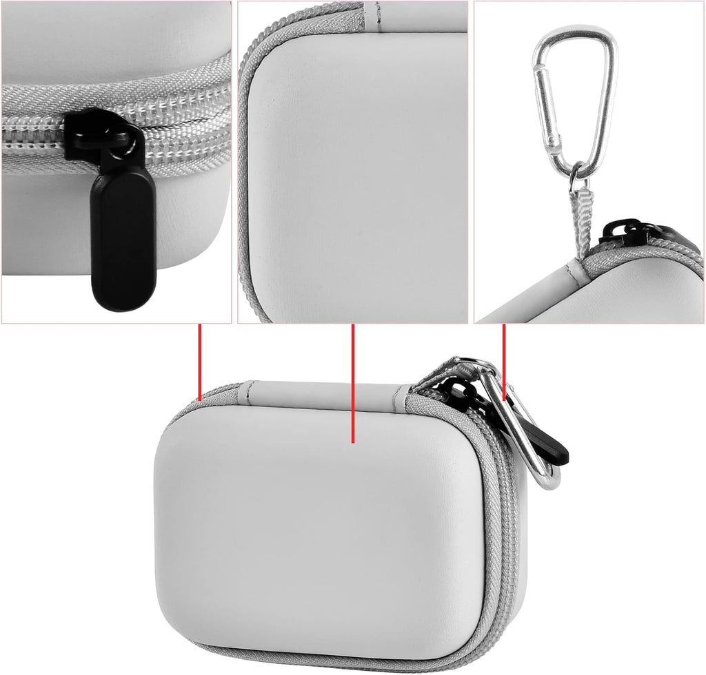 Portable Charger Power Bank Case for Swyop/for Feob/for Charmast/for JEJILL/for LanLuk/for VEGER/for iWALK/for Taegila/for Kuulaa and More Small Charging Battery Pack - Bag Only (White)