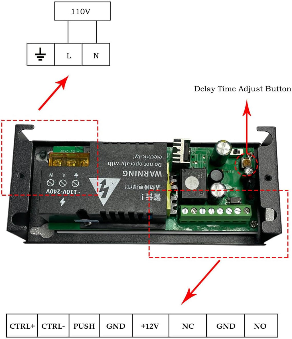 Door Access Control System 600lb Electric Magnetic Door Lock Kit Waterproof Keypad ID Card Smartphone Tuya App Remote Control