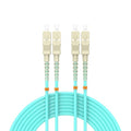 Fiber Patch Cable 49/15meters SC/UPC to SC/UPC OM3 10Gb/Gigabit MultiMode by Buacoz