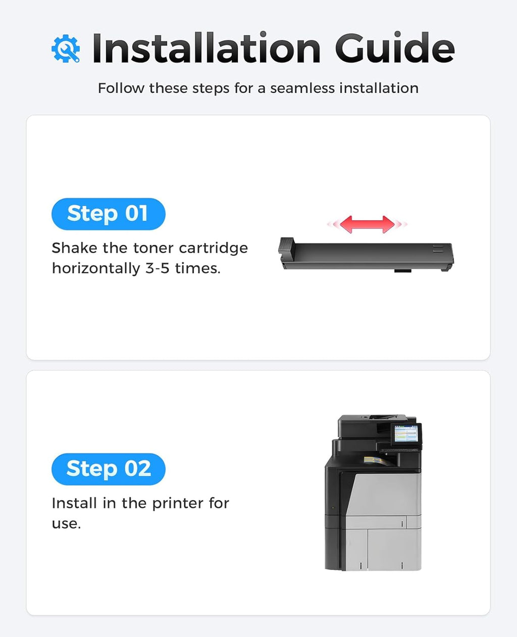 827A Toner Cartridges Set 4-Pack High Yield Replacement for HP 827A CF300A CF301A CF302A CF303A Use with Color Laserjet Enterprise Flow MFP M880z M880z+ M880z+NFC Managed Flow M880zm Printer Ink