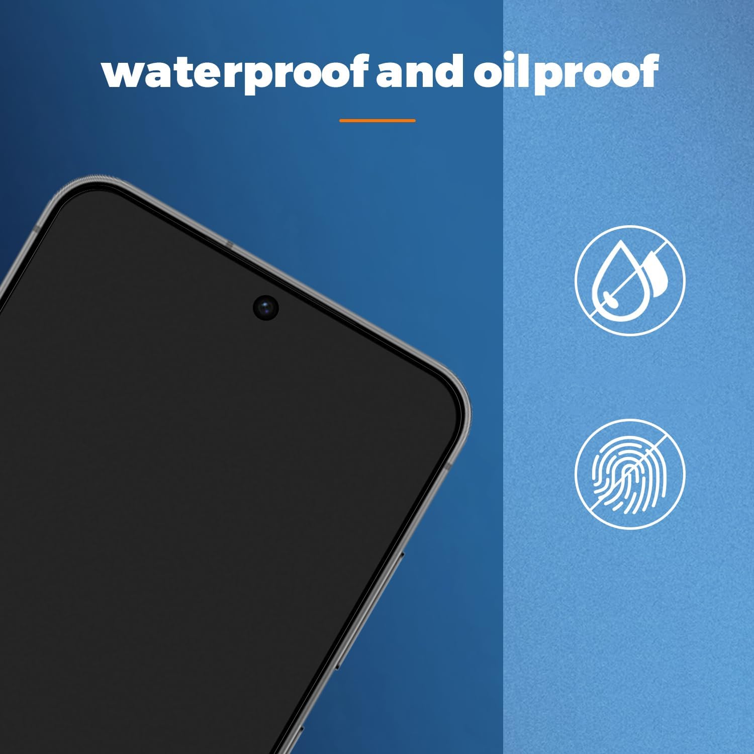 2 Pack Matte Glass Screen Protector for Samsung Galaxy S24 Ultra 5G(6.8 inch), Anti-Glare & Anti-Fingerprint Case Friendly Tempered Glass Film, Bubble Free,Fingerprint unlock,HD Clear,Smooth as Silk