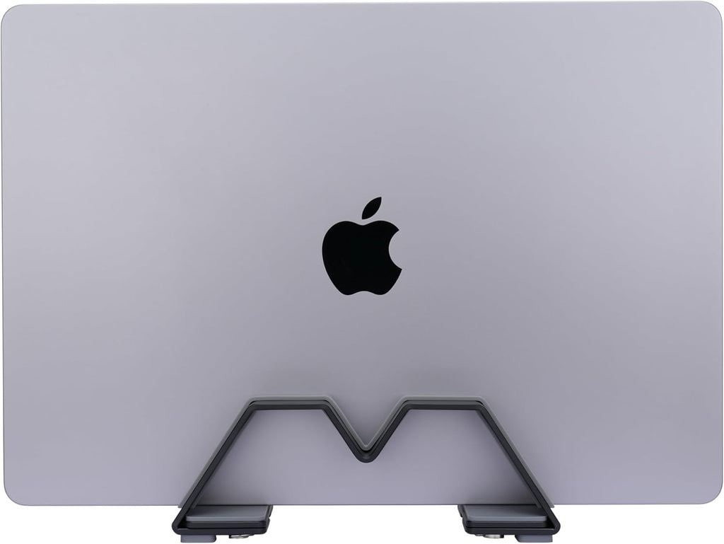 Adjustable Vertical Laptop Stand - Aluminum, Universal Fit for All Laptops (10-30mm Thickness) - Fashion Design, Adjustable Width, Anti-Slip & Scratch-Resistant, Patented Design
