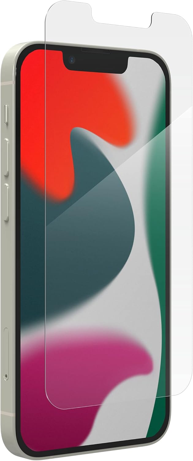 ZAGG InvisibleShield Glass Elite Plus Screen Protector - Made for iPhone 13 mini 5.4 - Case Friendly Screen - Impact & Scratch Protection - clear