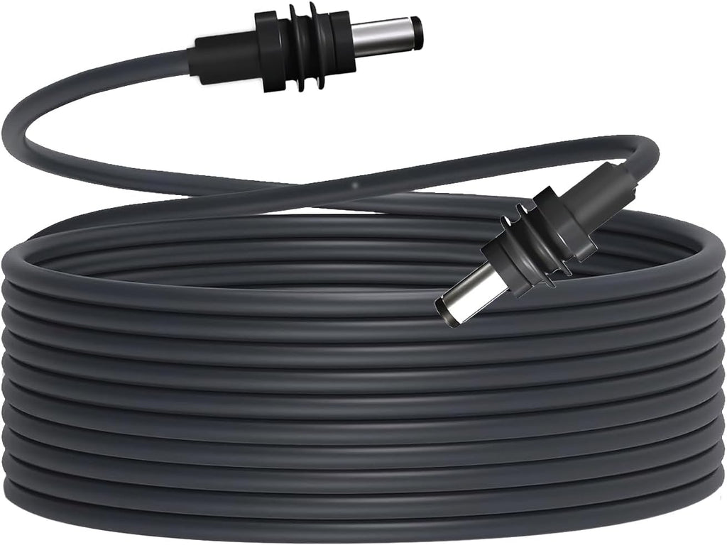 DC5521 Power Extension Cable for Starlink Mini,10FT 25FT 50FT 16AWG Waterproof DC 5521 Cord, DC Male to Male Extension Cable for Starklink Mini Work with 20V/65W+ PD Source (Male to Male 50 FT)