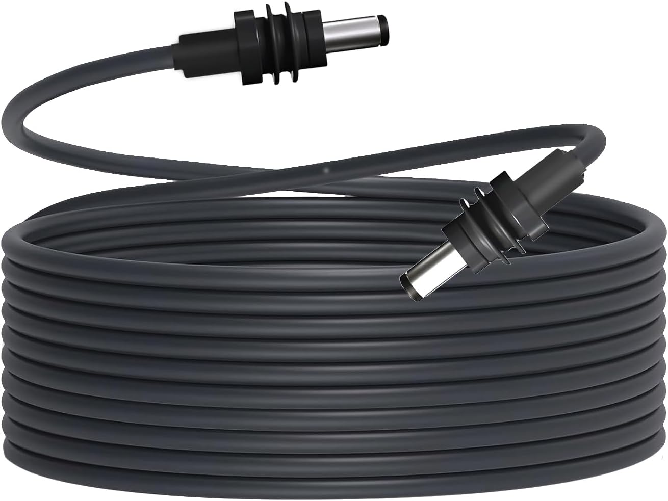 DC5521 Power Extension Cable for Starlink Mini,10FT 25FT 50FT 16AWG Waterproof DC 5521 Cord, DC Male to Male Extension Cable for Starklink Mini Work with 20V/65W+ PD Source (Male to Male 50 FT)