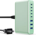 USB C Charger 300W USB C Charger Block 8-Ports GaN IV Fast Charging Station,PD 100W Laptop Charging Hub Wall Adapter Compatible with MacBook/Air,DELL,Steam Desk,iPhone 16/15/14,Galaxy S24 etc
