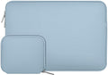 MOSISO Laptop Case 13 inch, 13 inch Laptop Sleeve Bag Compatible with MacBook Air 13 M4 M3 M2 M1 2025-2018 / Pro 13 M2 M1 2025-2016, Neoprene Computer Sleeve Bag with Small Case, Airy Blue