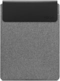Lenovo Slim Laptop Sleeve 14 Inch Notebook/Tablet - Compatible with MacBook Air/Pro - Eco-Friendly Lightweight Case with Accessory Pocket & Magnetic Closure - Grey