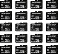 Micro Center 16GB Class 10 Micro SDHC Flash Memory Card 20 Pack with Adapter for Mobile Device Storage Phone, Tablet, Drone & Full HD Video Recording - 80MB/s UHS-I, C10, U1 (20 Pack)