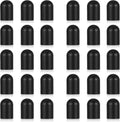 30PCS Stylus Tips Replacement Tips Only, 0.6cm/0.23in Black Silicone Tips for Stylus Pens High Sensitivity Stylu Tips,No Scratches, Universal Stylus Ends