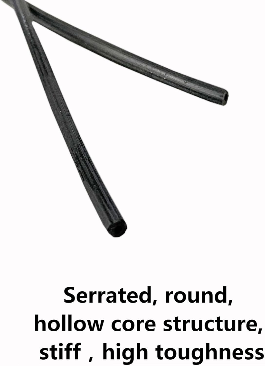 FLYZZZ Screen Spline 0.125" (1/8"), 100 ft | for Narrow Grooves ONLY | NOT for All Standard Windows (See Guide in Image #2)