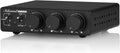 Douk Audio NS-13G MAX 300Wx2 Stereo Amplifier with Phono Input - HiFi Class D Mini Power Amp for Home Theater, Turntables, Studio Monitor | TPA3255 Chip, RCA/MM Inputs, Bass/Treble Control (DC 48V)