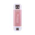 Transcend 512GB External SSD, Up to 1,050MB/s, Dual USB Flash Drive for iPhone&iPad&Mac, Windows&Android, Tablet&PC, Smart TV, USB 3.2 Gen 2 Thumb Drive Photo Stick, 2-in-1 Type C &Type A Memory Stick