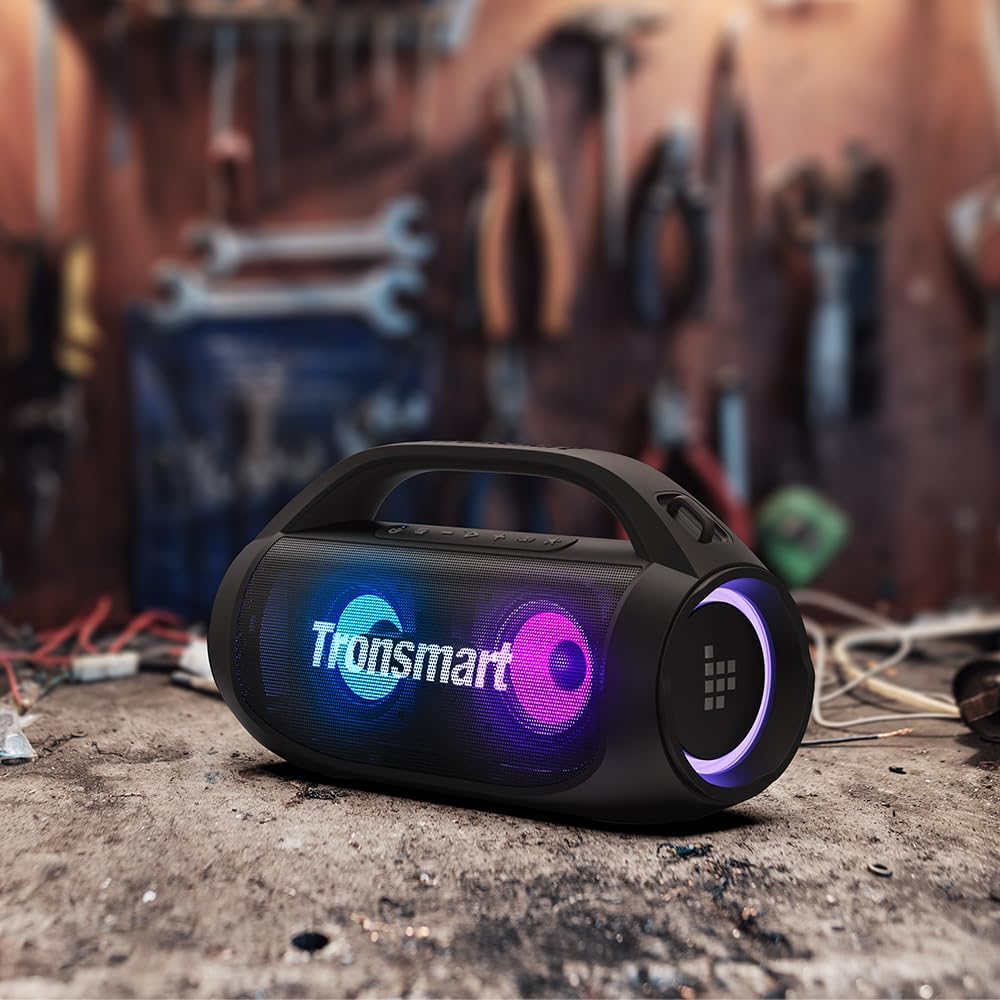 Tronsmart Bang SE Portable Bluetooth Speaker, Colorful LED and 40W Wireless Stereo to Infuse Your Party, Ultra Lightweight Portable Design and IPX6 Waterproof, Suitable for Party/Outdoor/Travel