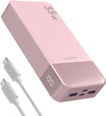 20000mAh Power Bank Portable Charger, 35W PD 3.0 QC 4.0 Fast Charging Phone Charger with LED Display, Travel Battery Pack 2 USB C 2 USB A Ports for iPhone 16/15/14 Series, Galaxy, iPad
