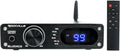 Rockville BLUDAC2B 75W x 2 Hi-Res 192K DAC Amplifier Home Bluetooth Receiver, Optical/Sub Out, USB-C, Class-D for Home Audio