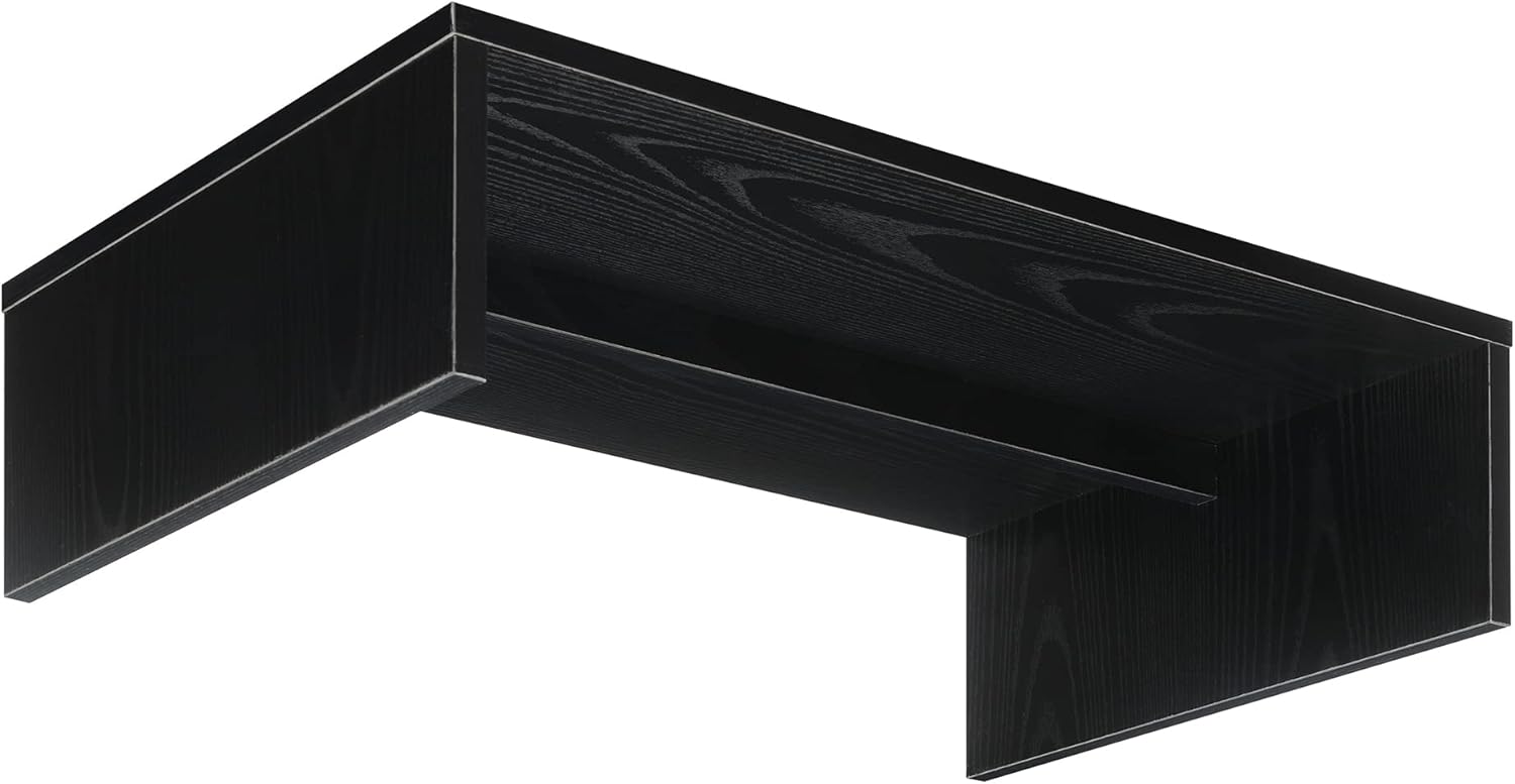 Convenience Concepts Small Designs2Go Monitor Riser for TVs up to 26 Inches, Black