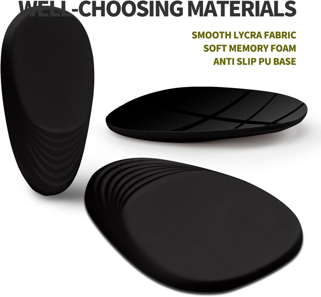 Hokafenle Ergonomic Mouse Pad Wrist Support, Terraced Slope Carpal Tunnel Wrist Pad for Mouse with Unibody Memory Foam, Wrist Rest Pain Relief Mousepad (Dark Night, 11.8x7.9 in)