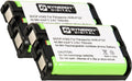 Synergy Digital Cordless Phone Battery, Compatible for Panasonic HHR-P107 Cordless Phone Combo-Pack Includes: 2 x SDCP-H342 Batteries
