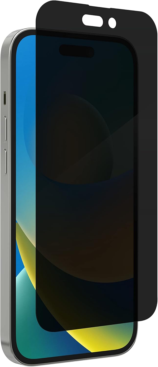 ZAGG InvisibleShield Glass Elite Privacy 360 Screen Protector for Apple 16e/ 14/13/ 13 Pro - Four-Way Privacy Filter, 5X Tougher, Anti-Fingerprint Technology, Easy to Install