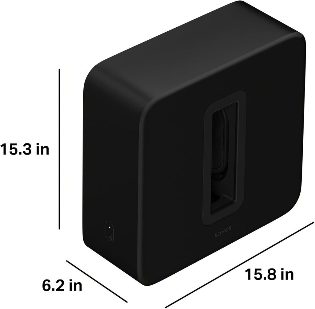 Sonos Sub 4 - Wireless Subwoofer - Black